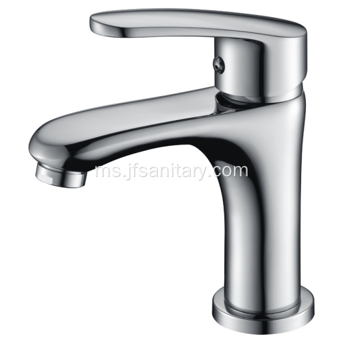 Gaya Tradisional Single Handle Basin Faucet Brass